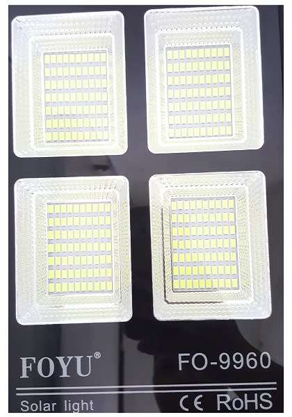 60W Solar Light - Solar 60W LED Street Light + Remote - 60W LED Solar Light with Remote