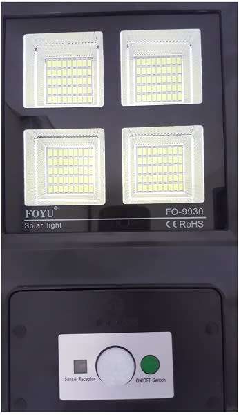 30W Solar Light - Solar 30W LED Street Light + Remote - 30W LED Solar Light with Remote
