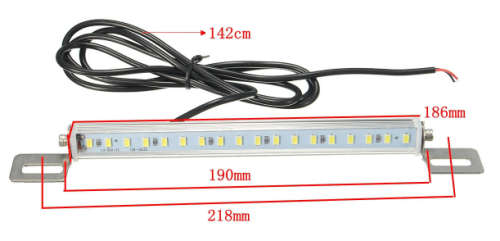 Universal Car 12V 18 SMD 5730 LED License Plate Reverse Back Up Light White