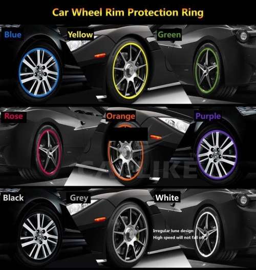Wheel Protector - Rim Lip Stripe Kit - Colour lip Guard