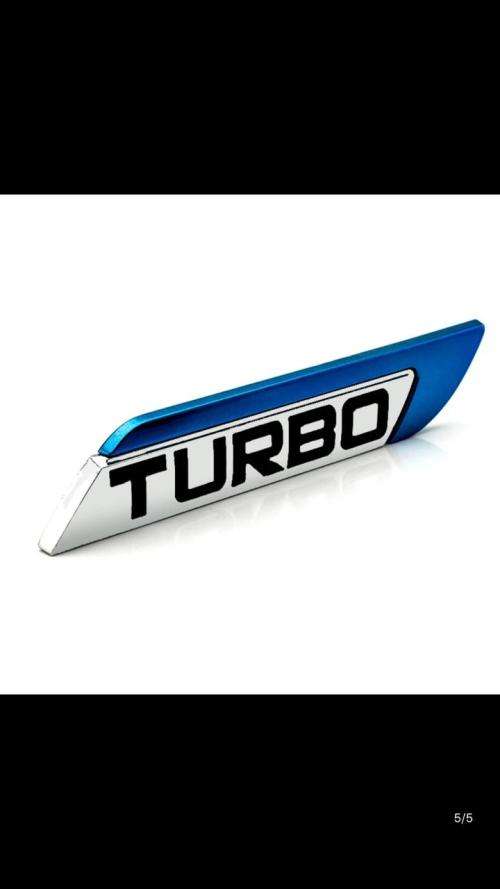 Boot Emblem - Turbo Boot Emblem - Turbo Boot and Fender Emblem