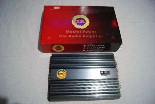 3200W Car Amplifier - Hunl 4 Channel 3200W Amplifier