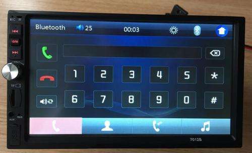 Car Radio - 7" Double Din Touch screen BT/USB/SD/AUX/MP3 Media player