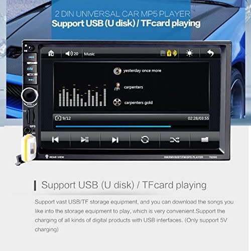 Car Radio - 7" Double Din Touch screen Radio - 7" Car Radio GPS/AUX/SD/BT/FM/USB MP5 player