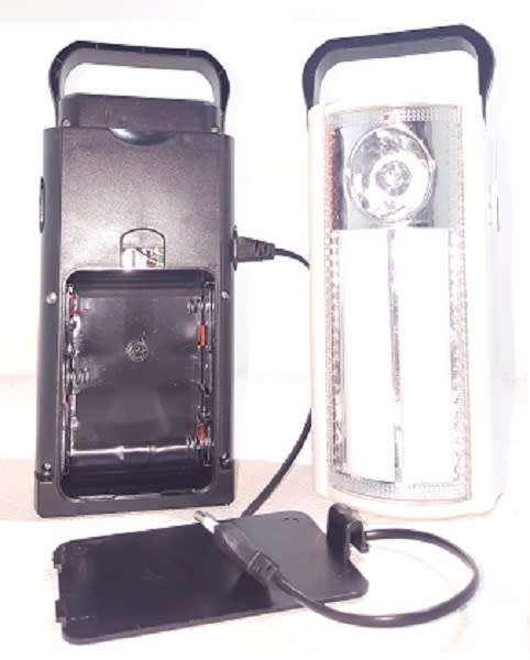 Rechargeable Lamp - Portable Rechargeable Emergency Lamp - 3 LED Lamp