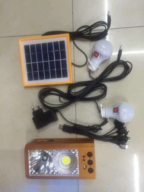 Solar Light Kit -  Outdoor Solar Lighting System - 2 Bulb LED Solar Light Kit