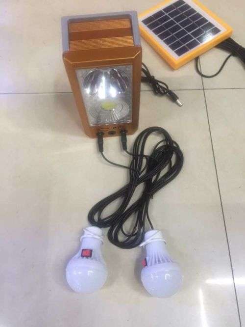 Solar Light Kit -  Outdoor Solar Lighting System - 2 Bulb LED Solar Light Kit