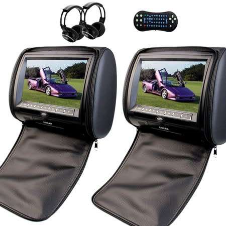 7" Headrest Monitor - 7" DVD Headrest Monitors - Media Monitors(Wholesale/Bulk)