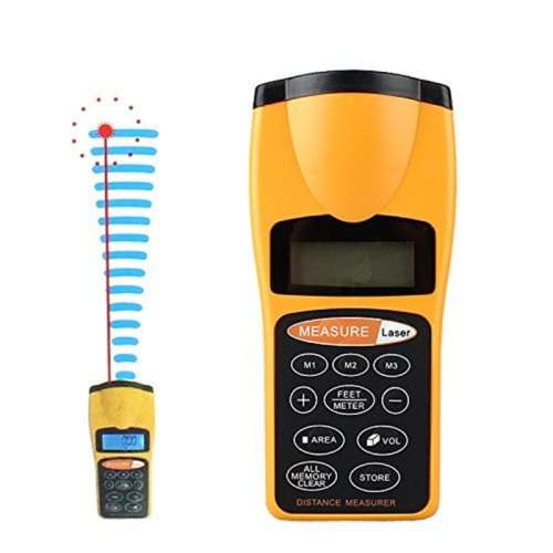 Distance Measure - Laser Distance Measurer - Ultrasonic Laser Distance Measure Pointer