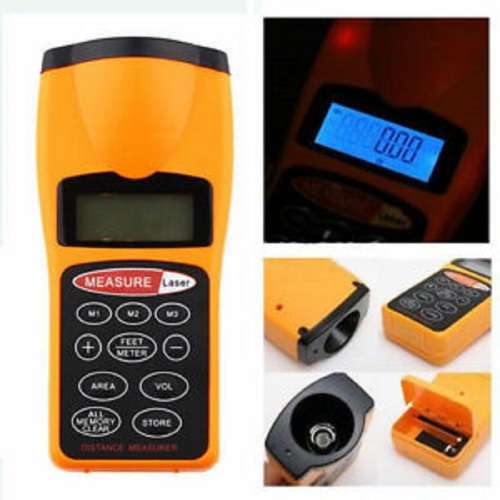 Distance Measure - Laser Distance Measurer - Ultrasonic Laser Distance Measure Pointer