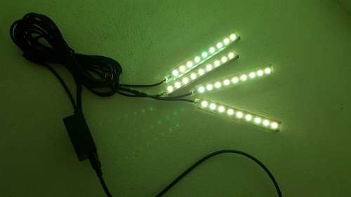 Car Interior Lights - 4x9 LED Car Atmosphere Interior Lights with Music setting(Wholesale/Bulk)