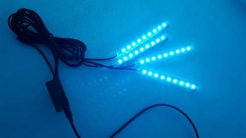 Car Interior Lights - 4x9 LED Car Atmosphere Interior Lights with Music setting(Wholesale/Bulk)