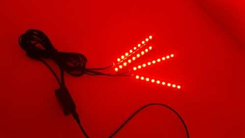 Car Interior Lights - 4x9 LED Car Atmosphere Interior Lights with Music setting(Wholesale/Bulk)