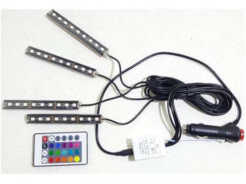 Car Interior Lights - Atmosphere Lights - 4x9 LED Car Atmosphere Interior Lights