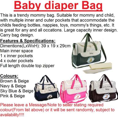 Baby Bag and Carrier Special!!! Baby Bag with Baby Carrier