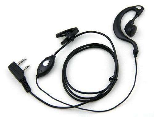 Portable 2-way Radio Earphones - Walkie Talkie over the Ear single Earphone