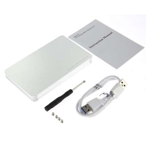 2.5" Hard Drive Enclosure/Case - USB 3.0 SATA Hard Drive Enclosure - SATA I/II/III HDD/SSD case