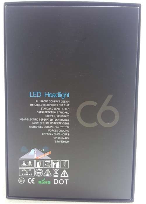 LED Headlight Kit - C6 H7 55W 2pin LED Head Light Kit - H7 2pin 12V~24V LED Headlights