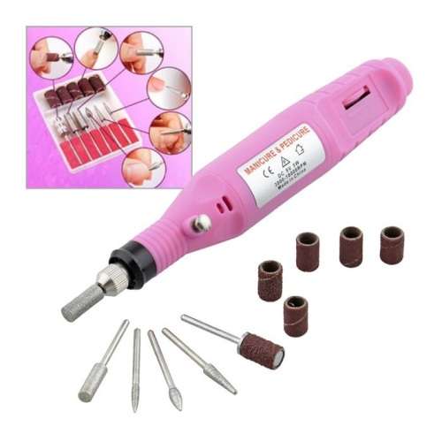 Electric Nail File - Nail Drill Machine - Manicure & Pedicure Machine - Multi-purpose Burnish Pen