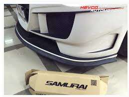 Samurai Boot and Front Lip Special!!! Rubber Carbon Look Front Skirt and Boot Spoiler for most Cars