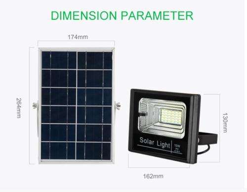 10W Solar Light - LED 10W Solar Floodlight - Solar Light 10W