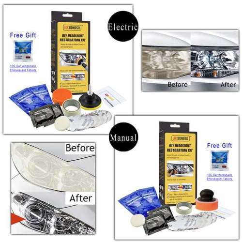 Headlight Restoration Kit - DIY Headlight Restoration Kit