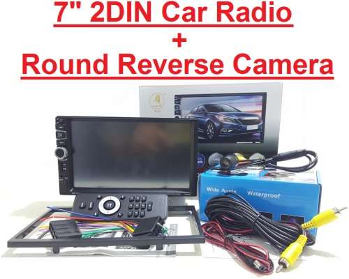 Car Radio + Reverse Camera Special!!! 7" Double Din Touch screen Car Radio