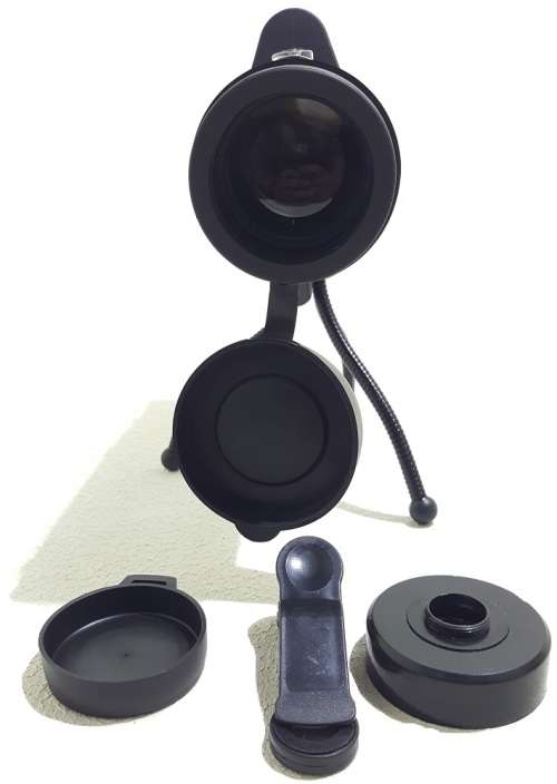 Mobile Scope - Cell Phone Spotting Scope -  Dual Spotting Scope With Cellphone Mount