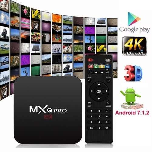 Android TV Box - MXQ-4K Pro TV Box - MXQ-4K Pro 7.1.2 Android 2GB RAM 16GB ROM TV Box