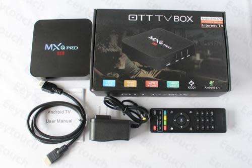 Android TV Box - MXQ-4K Pro TV Box - MXQ-4K Pro 7.1.2 Android 2GB RAM 16GB ROM TV Box