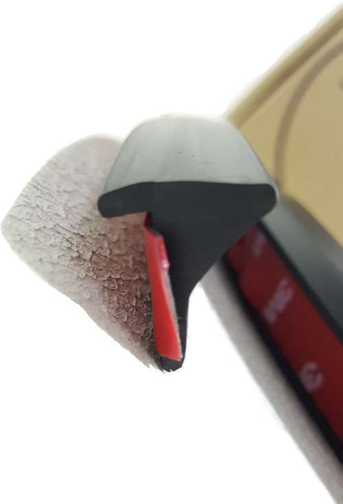 Fender Protector - Rubber Fender Guard - Black Double Fender Guard