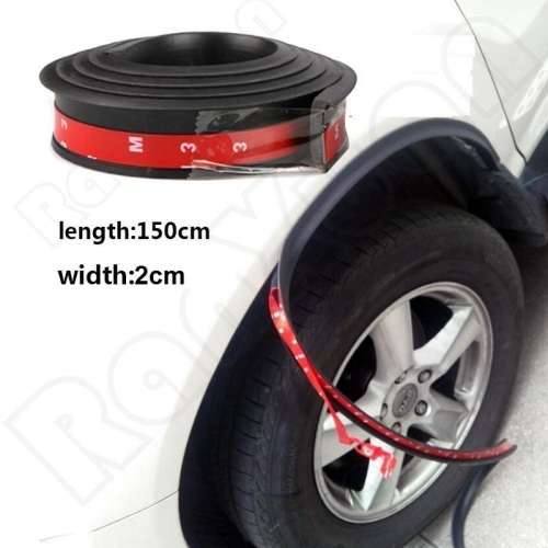 Fender Protector - Rubber Fender Guard - Black 4 piece Fender Guard