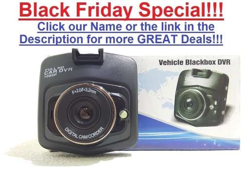 Black Friday Special!!! Dash Camera - Full HD Car Dash Camera (Vehicle Blackbox DVR)