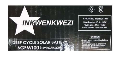 100AH Solar Battery - Deep Cycle 12V 100AH Solar Battery