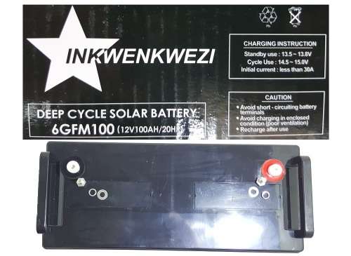 100AH Solar Battery - Deep Cycle 12V 100AH Solar Battery