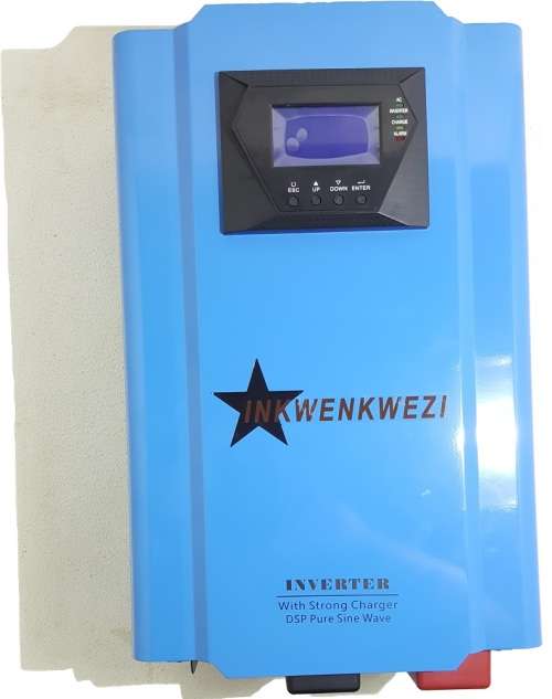 2000W Inverter - DC to AC 2000W Pure Sine Wave Power Inverter, Battery Charger with Panel Connectors