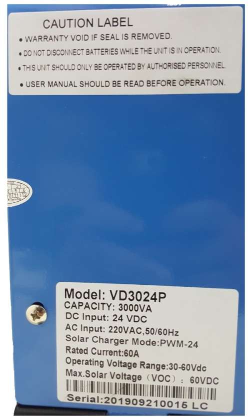 2000W Inverter - DC to AC 2000W Pure Sine Wave Power Inverter, Battery Charger with Panel Connectors