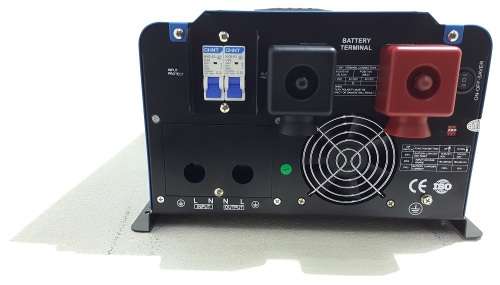 2000W Inverter - DC to AC 2000W Pure Sine Wave Power Inverter, Battery Charger with Panel Connectors