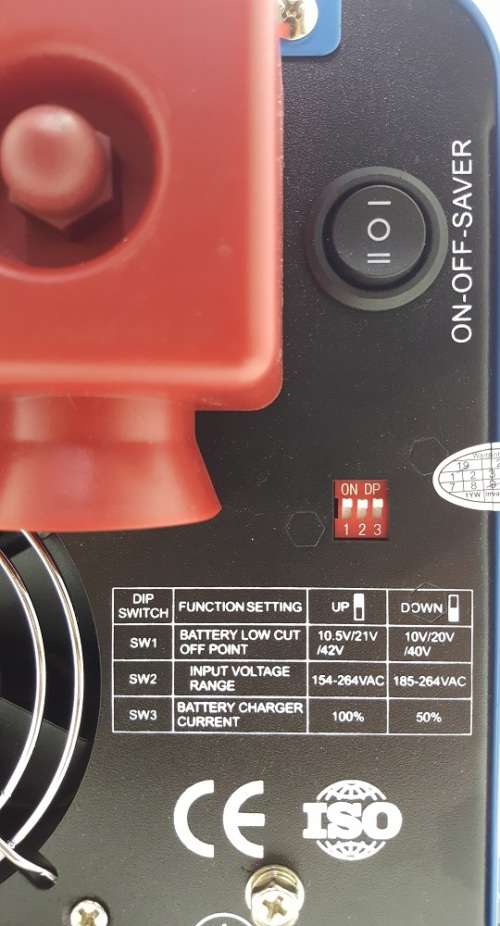 2000W Inverter - DC to AC 2000W Pure Sine Wave Power Inverter, Battery Charger with Panel Connectors