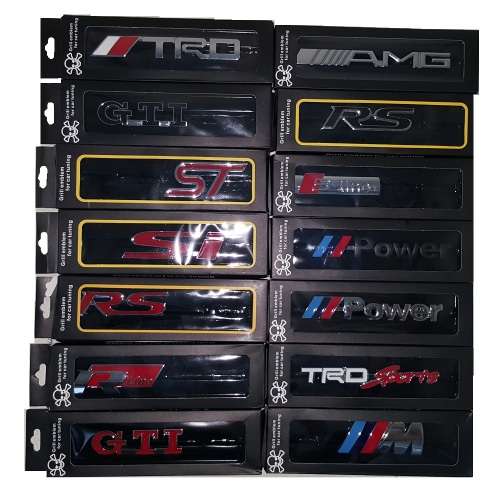 Grille Emblem - Grille Badges - 14 Different designs Grille Emblem see Main Images!(Wholesale/Bulk)