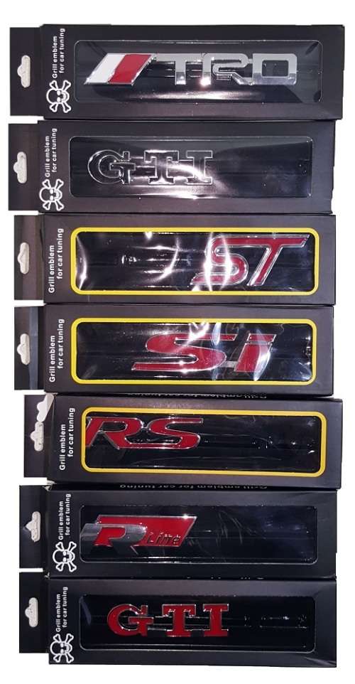 Grille Emblem - Grille Badges - 14 Different designs Grille Emblem see Main Images!(Wholesale/Bulk)