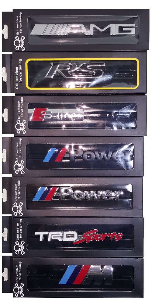 Grille Emblem - Grille Badges - 14 Different designs Grille Emblem see Main Images!(Wholesale/Bulk)