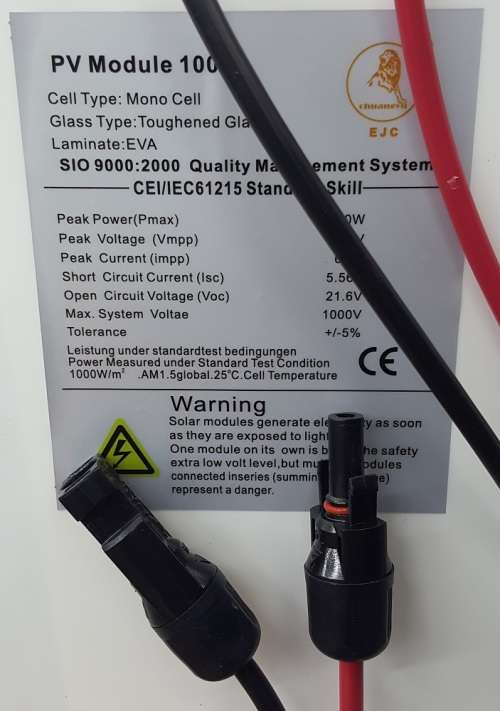 100W Solar Panel - Mono Cell 100W Solar Panel