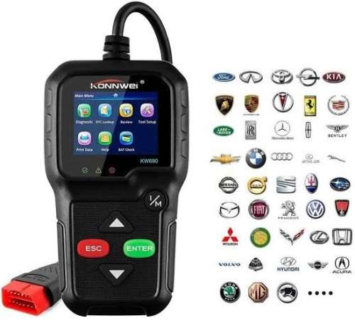 Diagnostic Scanner - Konnwei OBD2/EOBD Scanner - Konnwei KW680 OBD2 Scanner with updateable Software