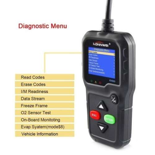 Diagnostic Scanner - Konnwei OBD2/EOBD Scanner - Konnwei KW680 OBD2 Scanner with updateable Software