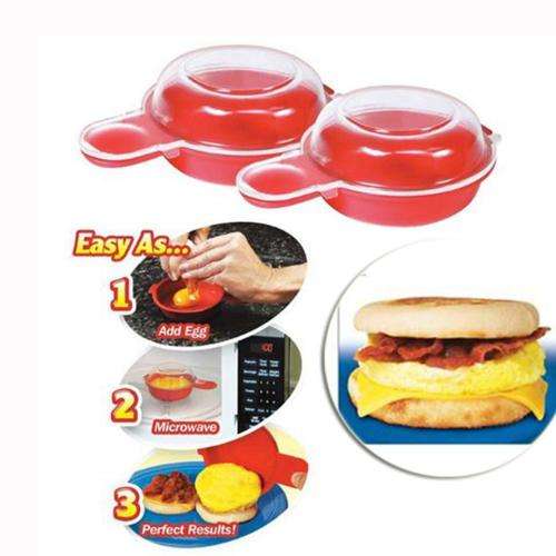 Easy Eggwich - Microwave Easy Egg Cooker - 1 Minute Microwave Egg Cooker