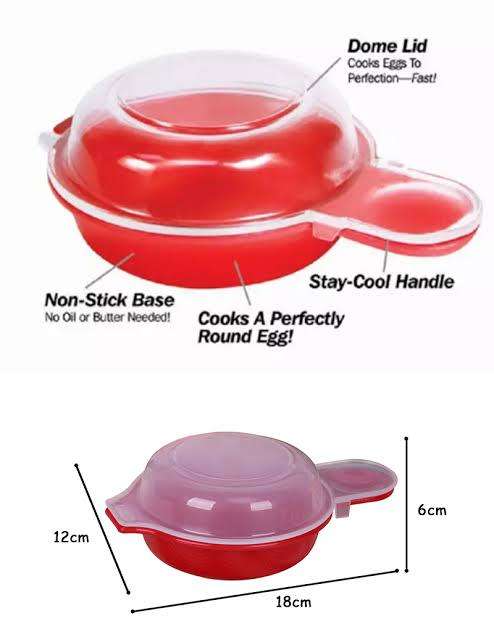 Easy Eggwich - Microwave Easy Egg Cooker - 1 Minute Microwave Egg Cooker