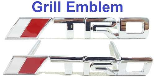 Toyota TRD Emblem Special!!! Toyota-TRD Badges - TRD Emblem Set - TRD Front, Side, Boot Badge Set