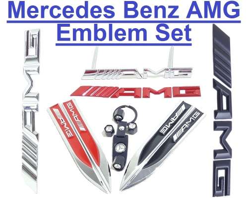 Mercedes Benz AMG Emblem Special!!! Mercedes-AMG Badges - AMG Emblem Set - AMG BadgeSet