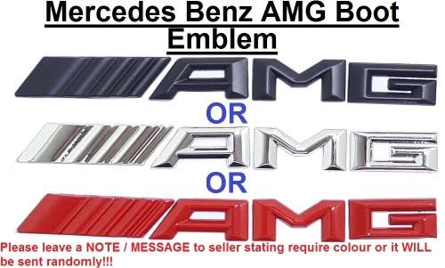 Mercedes Benz AMG Emblem Special!!! Mercedes-AMG Badges - AMG Emblem Set - AMG BadgeSet